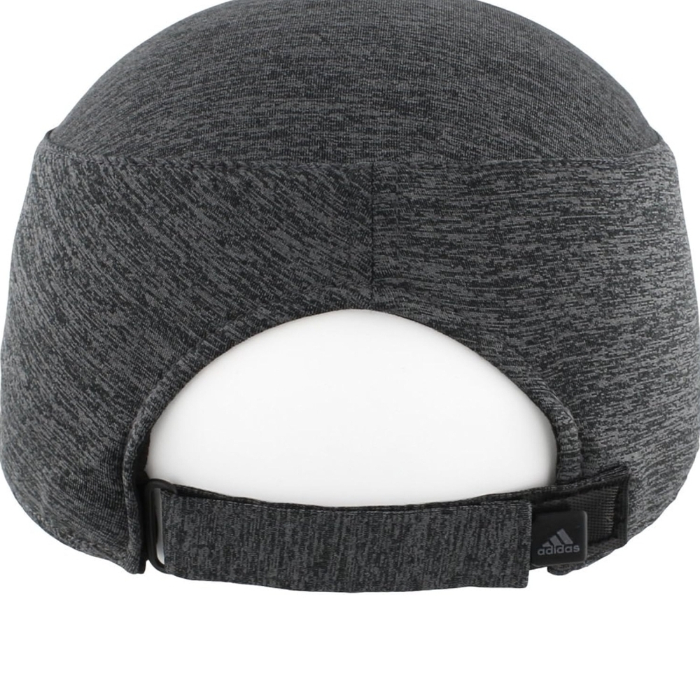 Adidas Heathered Gray/Black Military Style Cap Womens Hat - Picture 6 of 8